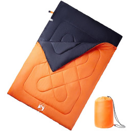 vidaXL Śpiwór dwuosobowy dla dorosłych, z poduszkami, 3-4