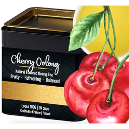 Cherry Oolong w Metalowej Puszce Wiśniowy Uulung