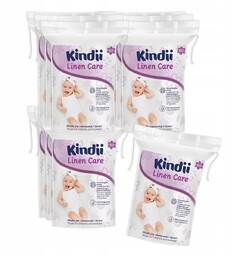 10x Płatki dla niemowląt Kindii Linen Care 50
