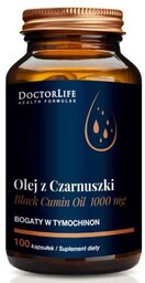Doctor Life Olej z czarnuszki, 100 kaps.