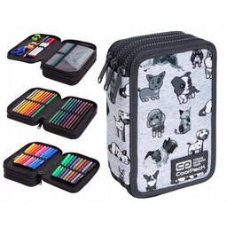 Piórnik 3KOMORY Z Wyposaż. Pieski Dogs Coolpack