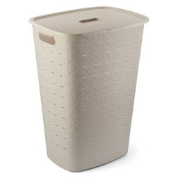 CURVER Kosz na pranie Softex 56L Kremowy