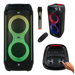 Głośnik Bluetooth Karaoke Power Audio Manta Pallas mikrofon