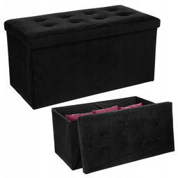 Pufa Siedzisko Ze Schowkiem Skrzynia Tapicerowana Schowek