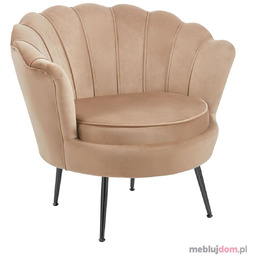 Fotel LC-032-1 BLACK Cappuccino