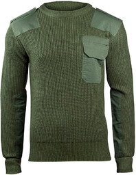 sweter WOJSKOWY BW PULLOVER OLIVE-S