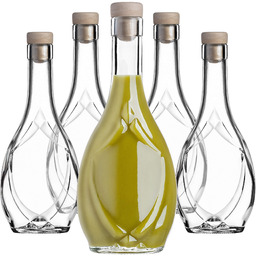 Szklana butelka na nalewkę Icona 250ml z korkiem