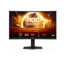 Zakrzywiony Monitor 27 cali Aoc C27G4ZXU Fhd Fast