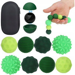 Zabawka antystresowa magnetyczne kulki sensoryczne z silikonu zestaw