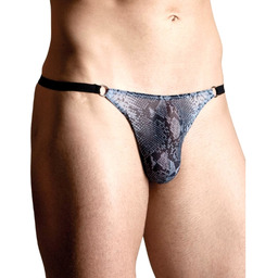 Wężowe stringi męskie