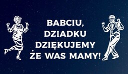 Dziadku Babciu dziękujemy - wycinanka z kartonu