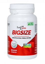 Suplement Diety na Erekcję BigSize 65kaps 100% ORYGINAŁ