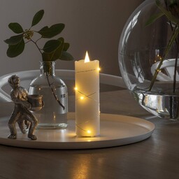 Konstsmide Christmas Świeca woskowa LED biała Barwa światła