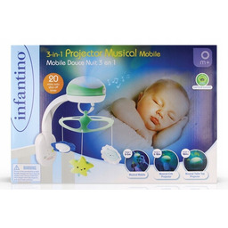 1947 Karuzela Do Łóżeczka 3w1 Projektor Gwiazd Lampka