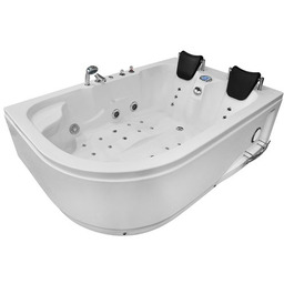 Wanna z hydromasażem dwuosobowa 180x120 cm MO-1631 Prawa