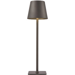 Italux Atlis TB-2821-GR lampa stołowa nowoczesna grafitowa, metal