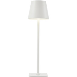 Italux Atlis TB-2821-WH lampa stołowa nowoczesna biała, metal