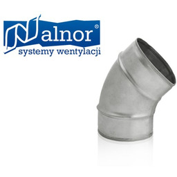 Kolano wentylacyjne tłoczone SPIRO 45 160mm (BP-160-45)