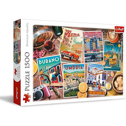 Trefl - Podróże po Europie - Puzzle 1500