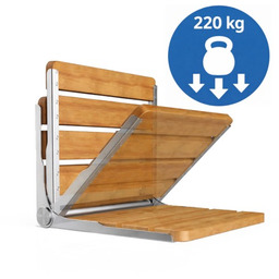 Siedzisko prysznicowe składane 40x34x4,8 cm / 220 kg
