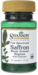 Swanson Full Spectrum Szafran (Safrron), 60 kapsułek