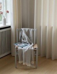 Elvang Pled bawełniany Lavender Grey