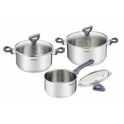 Zestaw garnki rondel ze szklaną pokrywką Tefal Daily