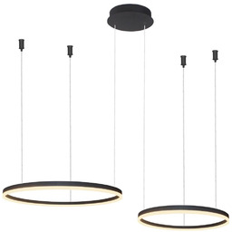 AZzardo Lampa wisząca HALO 80+60 AZ4978 oprawa