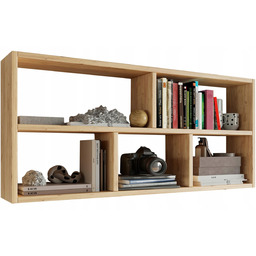 Półka wisząca ścienna na książki do pokoju lub