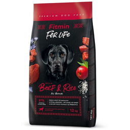 FITMIN dog For Life Beef and Rice 12