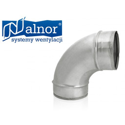 Kolano wentylacyjne tłoczone SPIRO 90 200mm (BP-200-90)