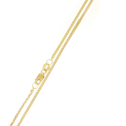 Złoty łańcuszek lisi ogon 50cm LA.01425 PR.585