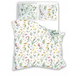 Pościel Satynowa 220x200 Milagro Kwietna łączka