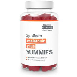 GymBeam Melatonina Plus Yummies 50 kaps wiśnia