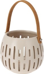 Latarnia dekoracyjna Matt cream, 14,5 x 12 cm