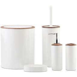 Zestaw akcesoriów łazienkowych Wc Berretti 5 Biały