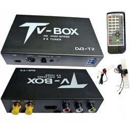 Tuner Cyfrowy Samochodowy 12V Dekoder Telewizyjny Tv DVB-T2