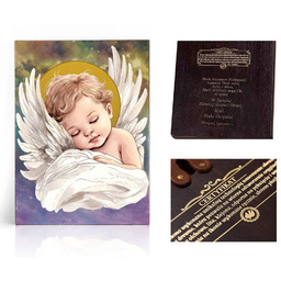 Ikona religijna Anioł Stróż (pamiątka Chrztu Świętego)