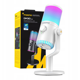 Mikrofon Maono DM30RGB gamingowy do komputera studyjny dynamiczny