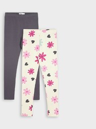 Sinsay - Legginsy 2 pack - Wielobarwny