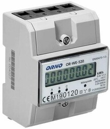 ORNO OR-WE-520 3-fazowy licznik energii elektrycznej, 80A, MID,