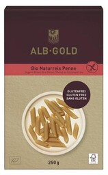 MAKARON RYŻOWY RAZOWY PENNE BEZGLUTENOWY BIO 250 G