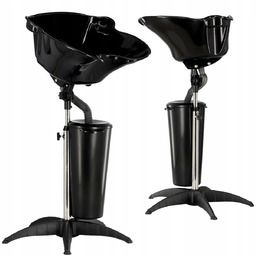 Przenośna myjka myjnia fryzjerska na statywie regulowana mobilna