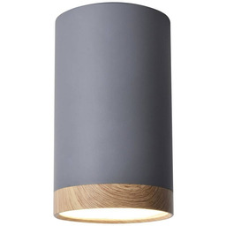 Lampa sufitowa TUBA szaro-drewniana Candellux 2282879