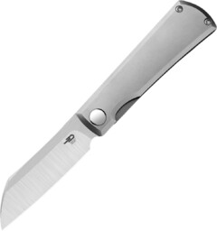 Nóż składany Bestech Bruv Gray Titanium, Satin M390