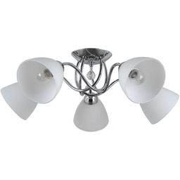 LAMPA sufitowa LUGANO PND-5643-5 Italux szklana OPRAWA plafon