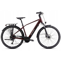 Męski Rower elektryczny Romet E-wagant Bordowy 1.0 504WH
