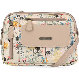 MultiSac Damska torba crossbody z potrójną przegrodą Zippy