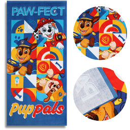 Psi Patrol Bawełniany ręcznik, ręcznik kąpielowy 70x140cm