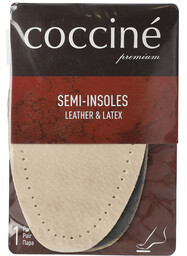 Coccine Beżowe Półwkładki Leather & Latex